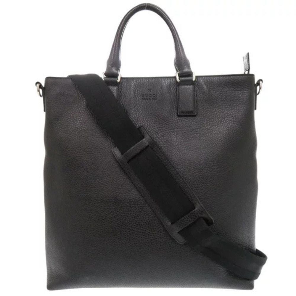 Gucci Leather Black Handbag Tote Bag